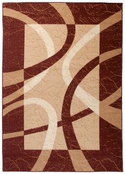 Vloerkleed Dream Bruin Beige Frame Lijnen