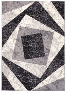 Vloerkleed Dream Geometrisch Grijs Vierkanten