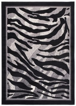 Vloerkleed Dream Modern Grijs Zwart Dierenprint