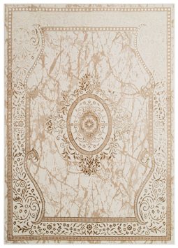 Vloerkleed Ares Bruin Beige Traditioneel Rozet