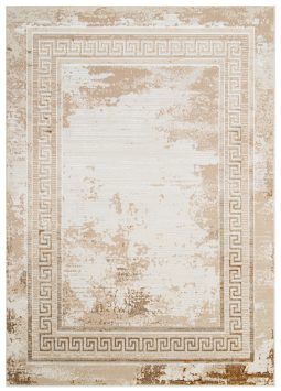 Vloerkleed Ares Bruin Frame Gezaagd Vintage