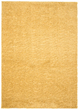 Vloerkleed Essence Shaggy Effen Mosterd