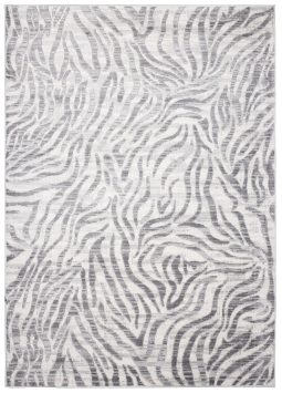 Vloerkleed Valley Grijs Abstract Gestreept Zebra