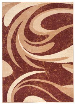 Vloerkleed Dream Abstract Bruin Dunne Golven