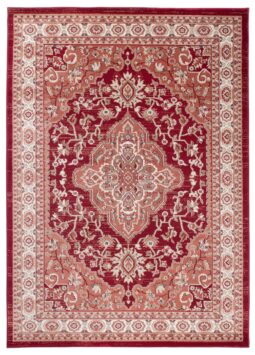 Vloerkleed Colorado Traditioneel Rood Creme Ornamenten