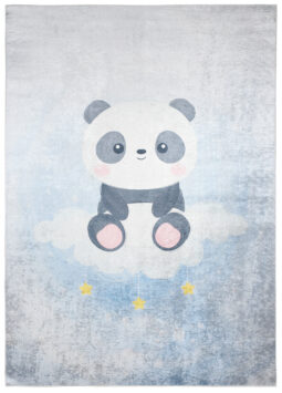 Vloerkleed Emma Grijs Blauw Panda Antislip