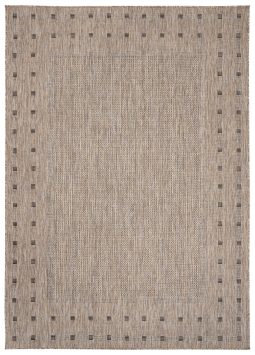 Vloerkleed Melissa Bruin Frame Indoor Outdoor