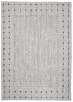 Vloerkleed Melissa Grijs Frame Indoor Outdoor