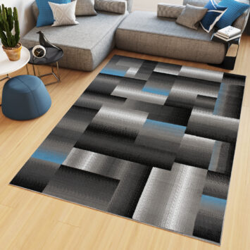 Vloerkleed Maya Grijs Blauw Rechthoek