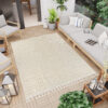 Vloerkleed Outdoor Rio Loop Creme Strepen