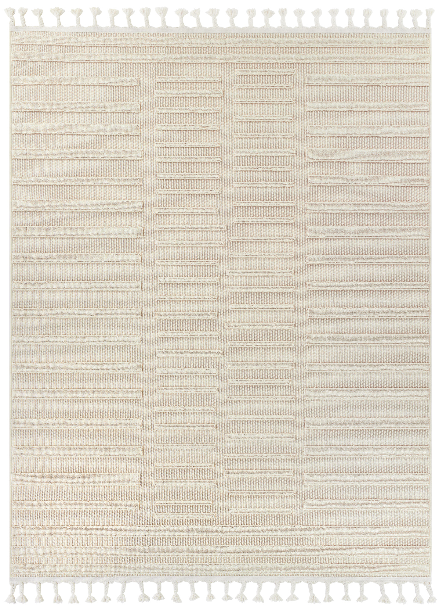 Vloerkleed Outdoor Rio Loop Creme Strepen