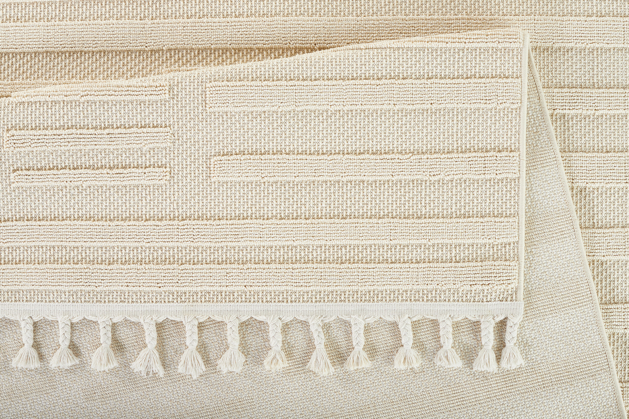 Vloerkleed Outdoor Rio Loop Creme Strepen