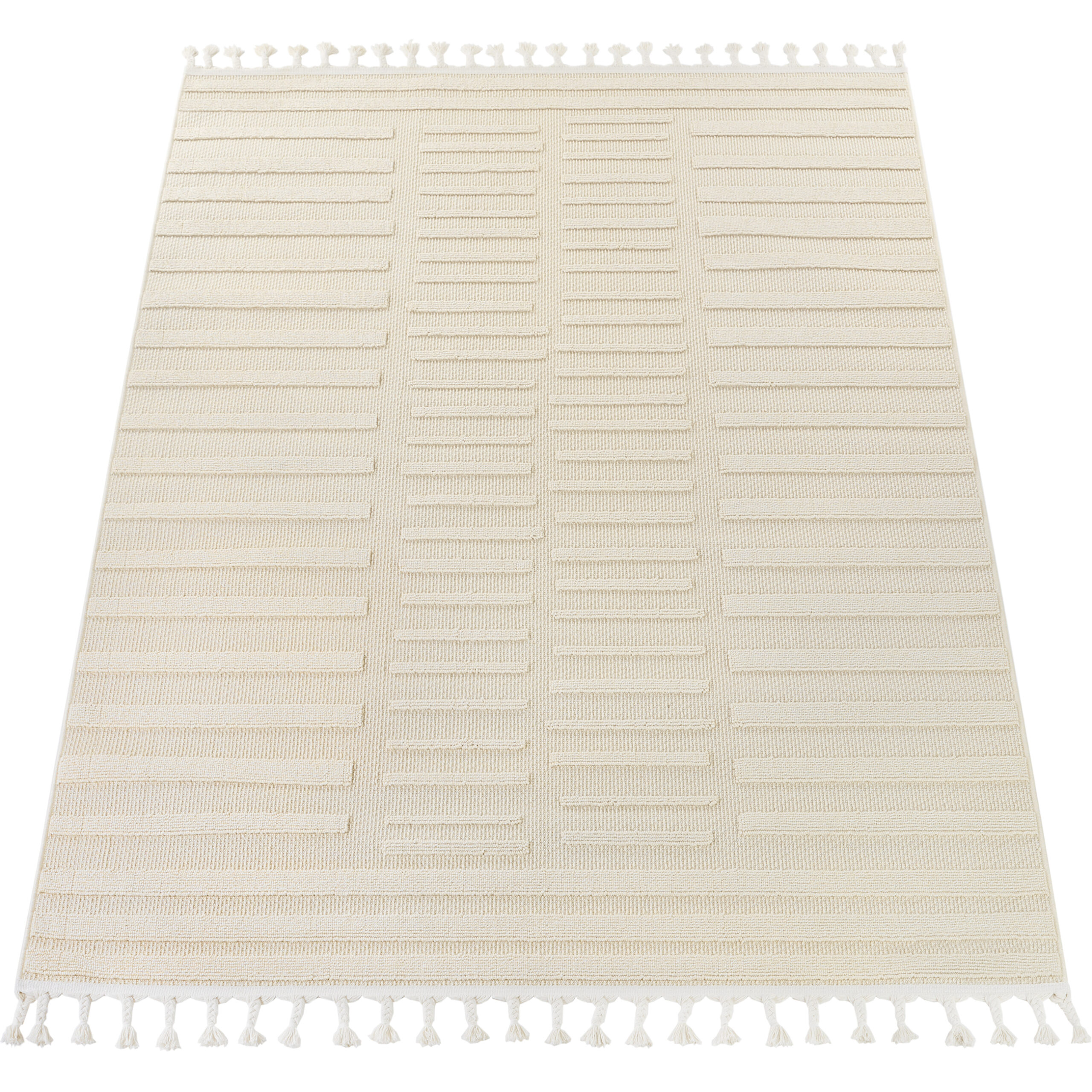 Vloerkleed Outdoor Rio Loop Creme Strepen