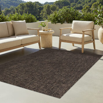 Vloerkleed Outdoor Verano Donker Bruin
