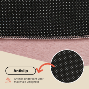 Vloerkleed Lumi Rond Bruin Antislip