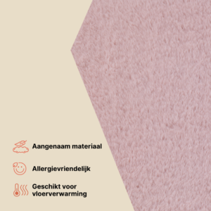 Vloerkleed Lumi Rond Bruin Antislip